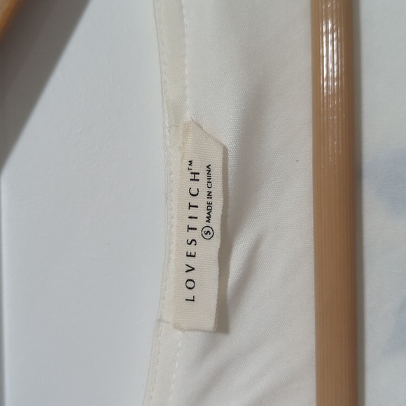 Blue and White Embroidered Floral Dress - Picture 2 of 6